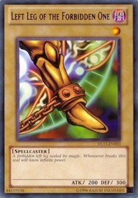 Left Leg of the Forbidden One (Red) [Duelist League Promo] [DL11-EN003] | Gaming Infinity