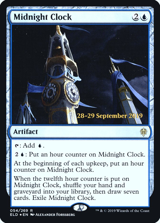 Midnight Clock  [Throne of Eldraine Prerelease Promos] | Gaming Infinity