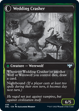 Wolfkin Outcast // Wedding Crasher [Innistrad: Double Feature] | Gaming Infinity