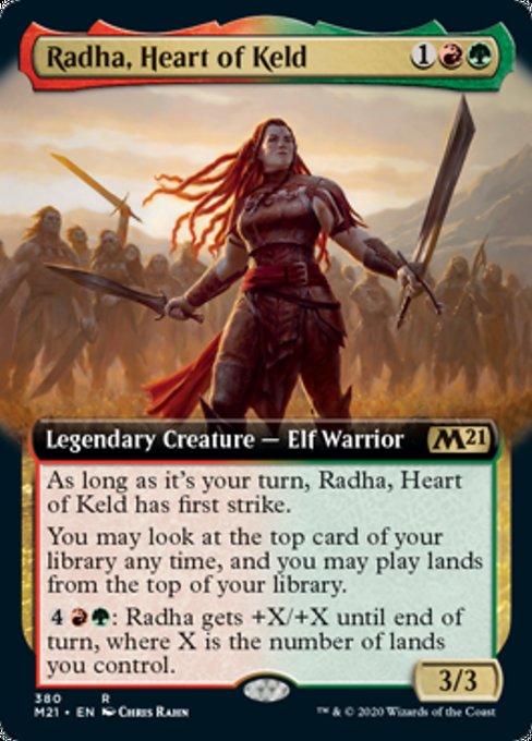 Radha, Heart of Keld (Extended Art) [Core Set 2021] | Gaming Infinity