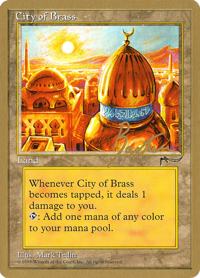 City of Brass (George Baxter) [Pro Tour Collector Set] | Gaming Infinity