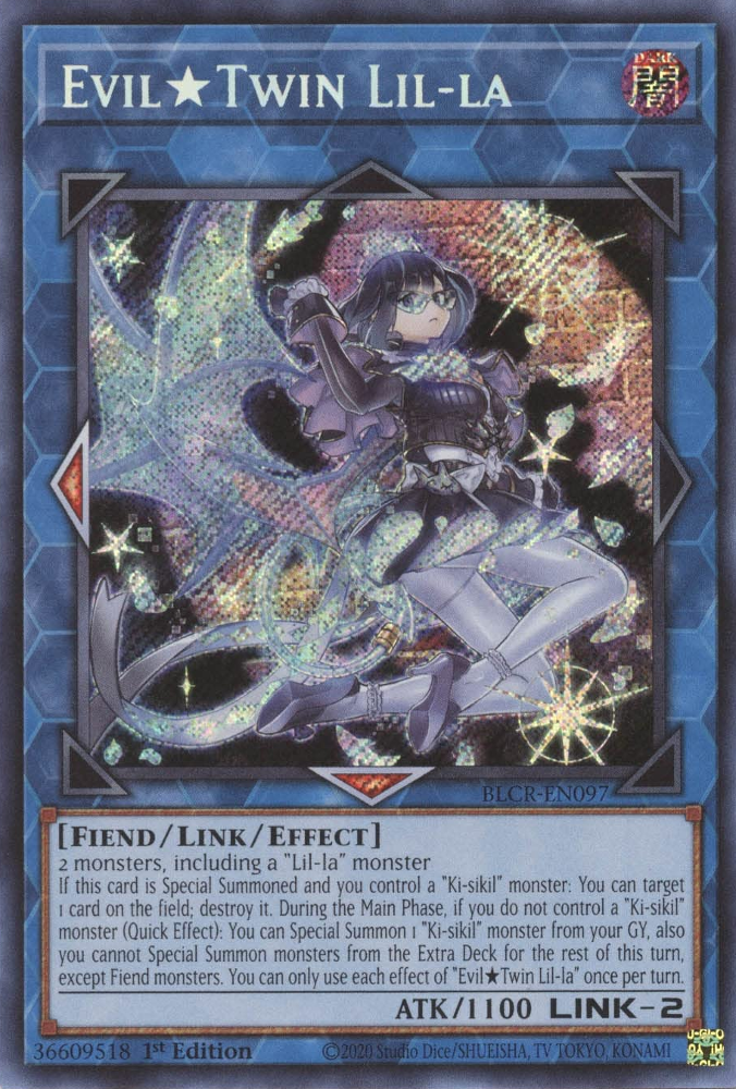 Evil Twin Lil-la [BLCR-EN097] Secret Rare | Gaming Infinity