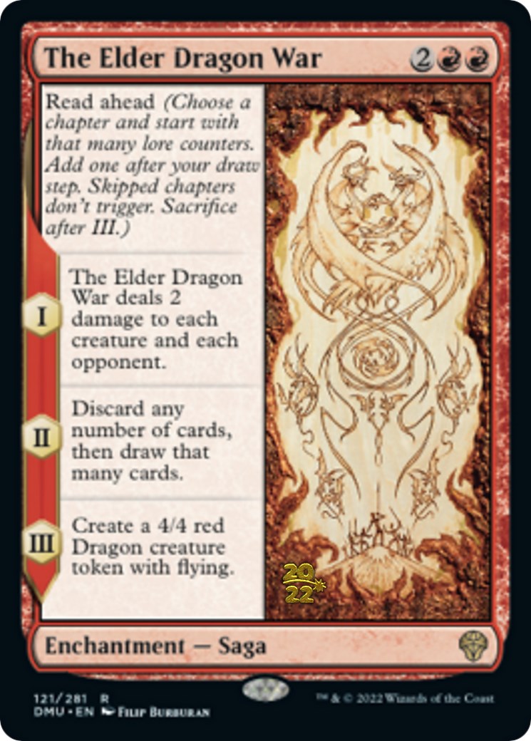 The Elder Dragon War [Dominaria United Prerelease Promos] | Gaming Infinity