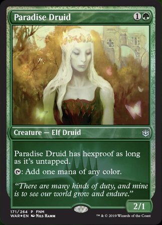 Paradise Druid [War of the Spark Promos] | Gaming Infinity