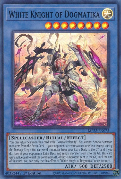 White Knight of Dogmatika [MP22-EN075] Super Rare | Gaming Infinity