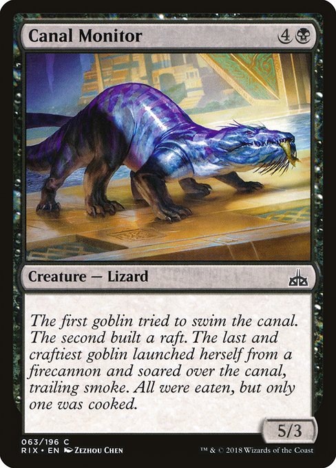 Canal Monitor [Rivals of Ixalan] | Gaming Infinity