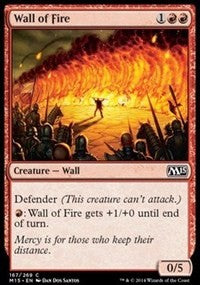 Wall of Fire [Magic 2015] | Gaming Infinity