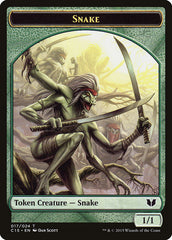 Snake (017) // Saproling Double-Sided Token [Commander 2015 Tokens] | Gaming Infinity