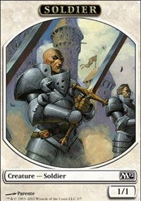 Soldier Token [Magic 2012 Tokens] | Gaming Infinity