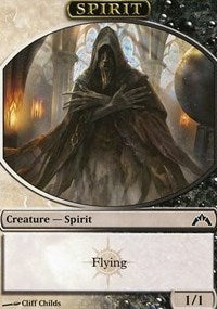 Spirit Token (Black/White) [Gatecrash Tokens] | Gaming Infinity