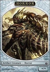 Horror Token [Mirrodin Besieged Tokens] | Gaming Infinity