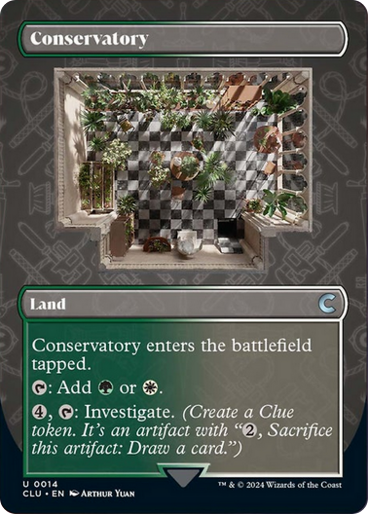 Conservatory (Borderless) [Ravnica: Clue Edition] | Gaming Infinity