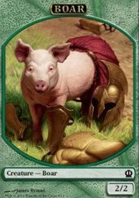 Boar Token [Theros Tokens] | Gaming Infinity