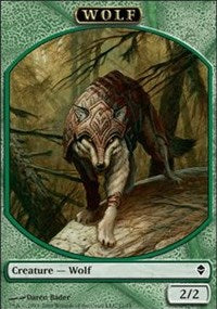 Wolf Token [Zendikar Tokens] | Gaming Infinity