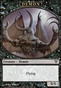 Demon Token [Avacyn Restored Tokens] | Gaming Infinity