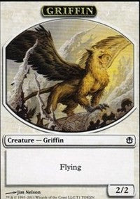 Griffin Token [Duel Decks: Ajani vs. Nicol Bolas Tokens] | Gaming Infinity