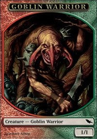 Goblin Warrior Token (Red/Green) [Shadowmoor Tokens] | Gaming Infinity