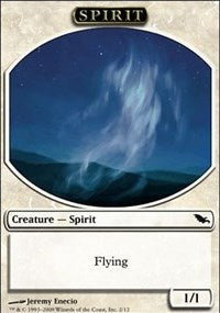 Spirit Token [Shadowmoor Tokens] | Gaming Infinity