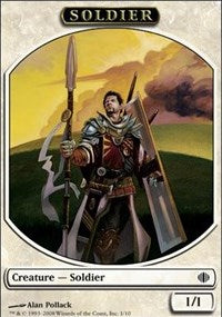 Soldier Token [Shards of Alara Tokens] | Gaming Infinity