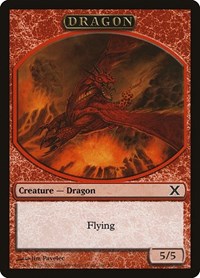 Dragon Token [Tenth Edition Tokens] | Gaming Infinity