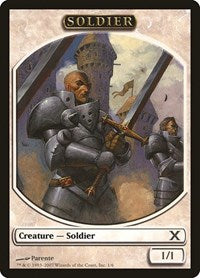 Soldier Token [Tenth Edition Tokens] | Gaming Infinity