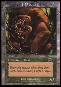 Bear Token (Onslaught) [Magic Player Rewards 2003] | Gaming Infinity