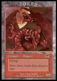 Dragon Token (Onslaught) [Magic Player Rewards 2002] | Gaming Infinity