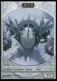 Myr Token (Mirrodin) [Magic Player Rewards 2004] | Gaming Infinity