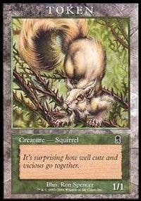 Squirrel Token (Odyssey) [Magic Player Rewards 2002] | Gaming Infinity