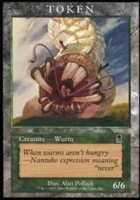 Wurm Token (Odyssey) [Magic Player Rewards 2002] | Gaming Infinity