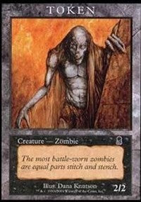 Zombie Token (Odyssey) [Magic Player Rewards 2002] | Gaming Infinity