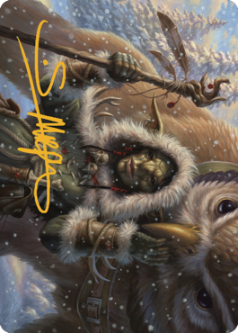Owlbear Shepherd Art Card (Gold-Stamped Signature) [Commander Legends: Battle for Baldur's Gate Art Series] | Gaming Infinity