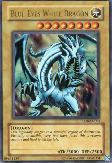 Blue-Eyes White Dragon [LOB-EN001] Ultra Rare | Gaming Infinity