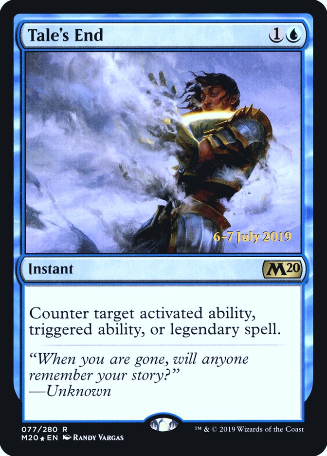 Tale's End  [Core Set 2020 Prerelease Promos] | Gaming Infinity