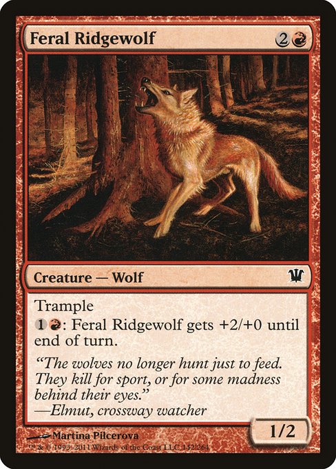 Feral Ridgewolf [Innistrad] | Gaming Infinity