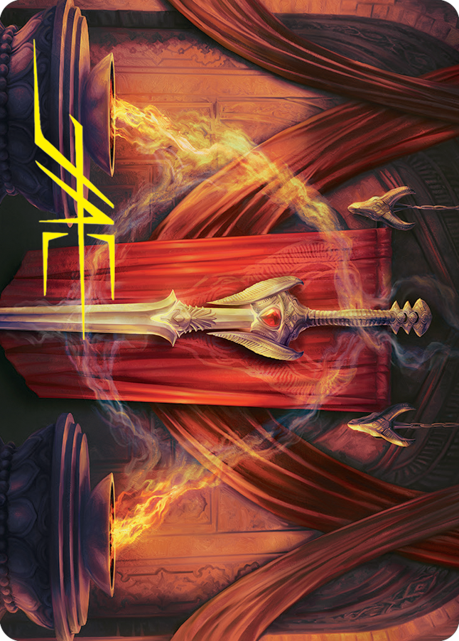 Ramosian Greatsword Art Card (Gold-Stamped Signature) [March of the Machine Art Series] | Gaming Infinity