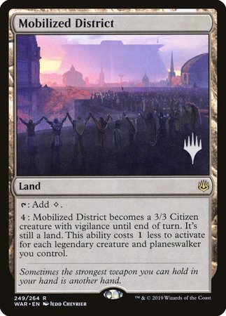 Mobilized District [War of the Spark Promos] | Gaming Infinity