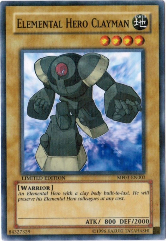 Elemental Hero Clayman [MF03-EN003] Parallel Rare | Gaming Infinity