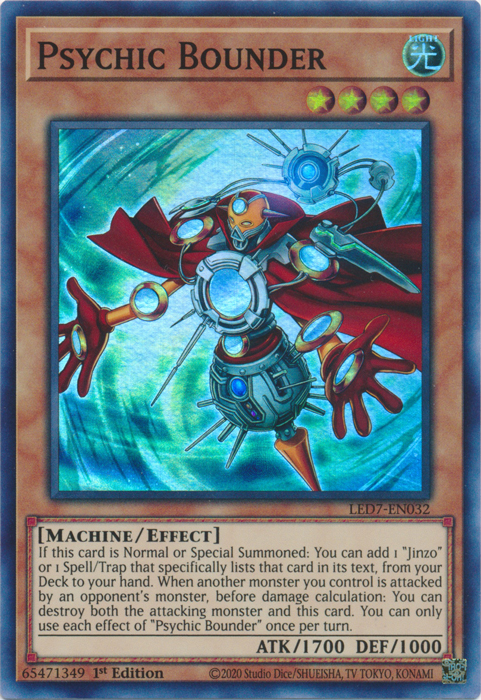 Psychic Bounder [LED7-EN032] Super Rare | Gaming Infinity