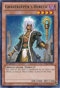 Gravekeeper's Heretic [Legacy of the Valiant] [LVAL-EN084] | Gaming Infinity