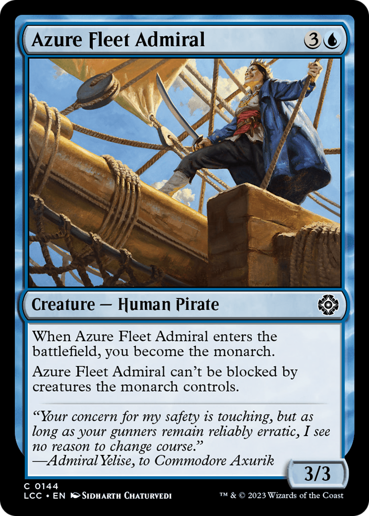 Azure Fleet Admiral [The Lost Caverns of Ixalan Commander] | Gaming Infinity