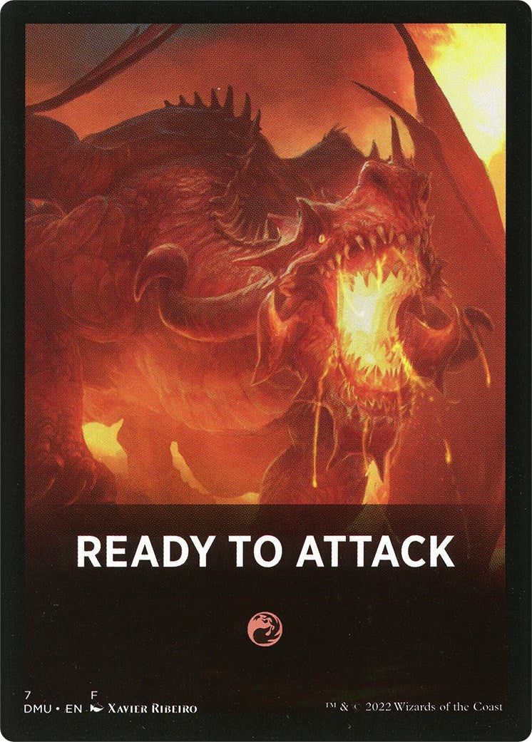 Ready to Attack Theme Card [Dominaria United Tokens] | Gaming Infinity