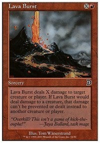 Lava Burst [Deckmasters] | Gaming Infinity