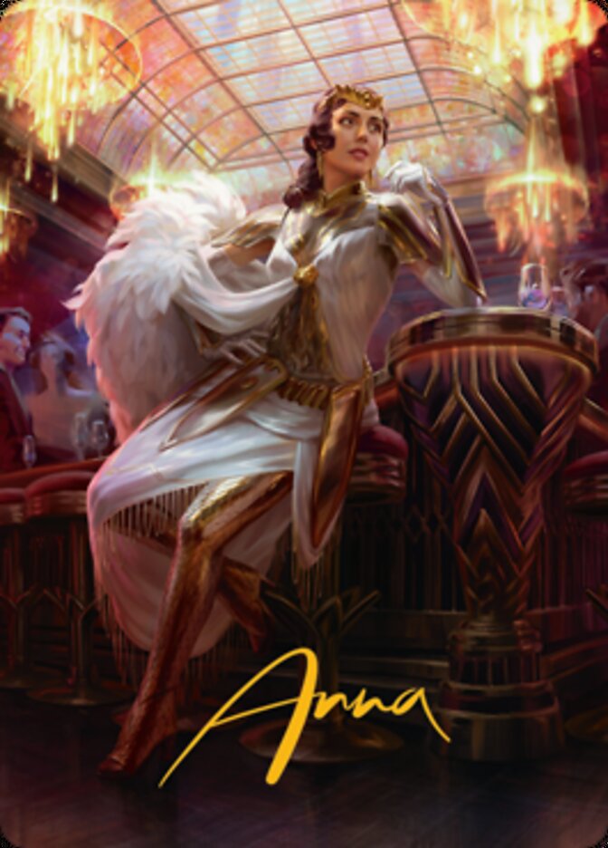 Elspeth Resplendent 1 Art Card (Gold-Stamped Signature) [Streets of New Capenna Art Series] | Gaming Infinity