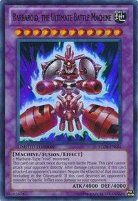 Barbaroid, the Ultimate Battle Machine [Yu-Gi-Oh! GX Manga Promotional Cards] [YG08-EN001] | Gaming Infinity