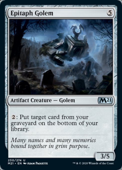 Epitaph Golem [Core Set 2021] | Gaming Infinity