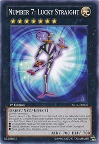 Number 7: Lucky Straight [Star Pack 2014] [SP14-EN027] | Gaming Infinity