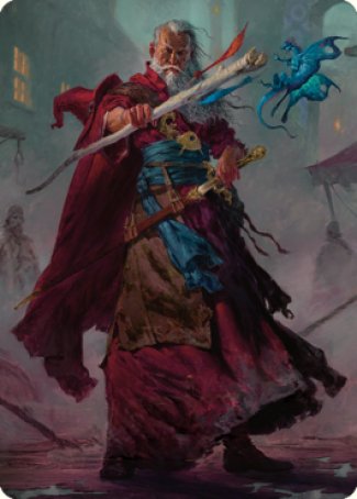 Elminster Art Card (64) [Commander Legends: Battle for Baldur's Gate Art Series] | Gaming Infinity