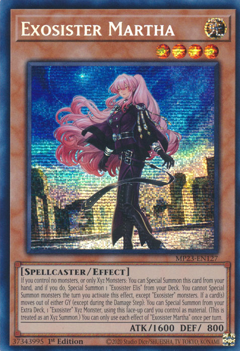 Exosister Martha [MP23-EN127] Prismatic Secret Rare | Gaming Infinity