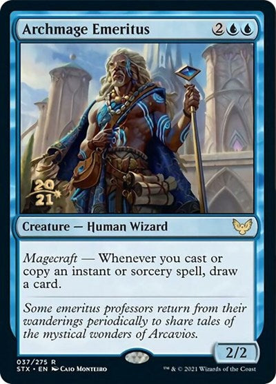 Archmage Emeritus [Strixhaven: School of Mages Prerelease Promos] | Gaming Infinity